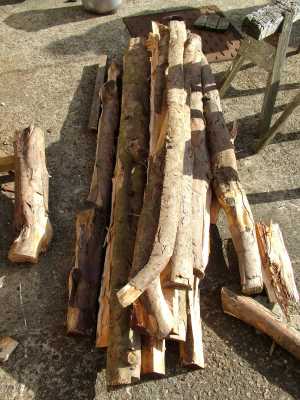 Smaller logs once split